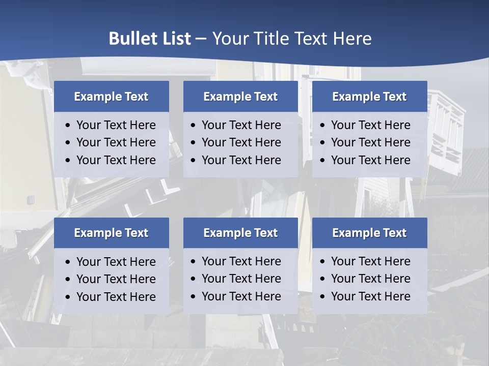 Demolition Insurance Building PowerPoint Template