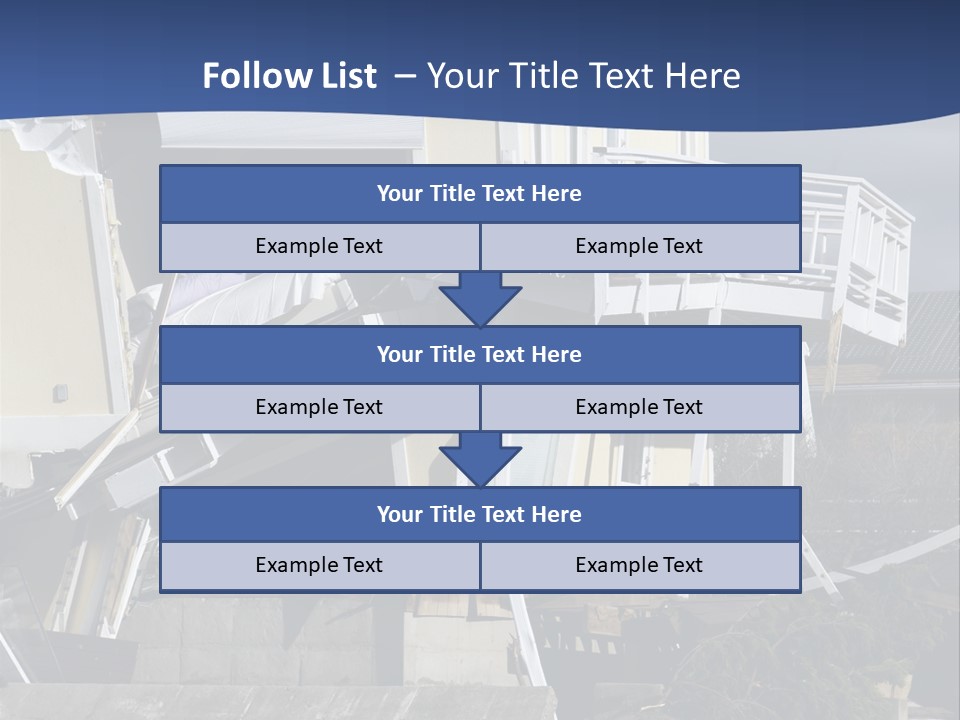 Demolition Insurance Building PowerPoint Template