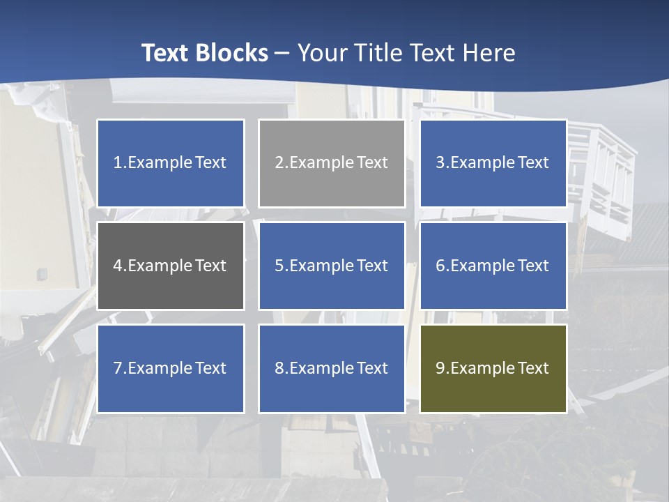 Demolition Insurance Building PowerPoint Template