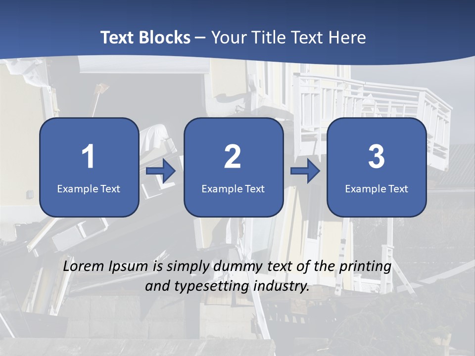 Demolition Insurance Building PowerPoint Template