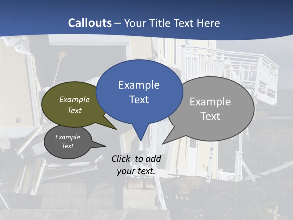Demolition Insurance Building PowerPoint Template