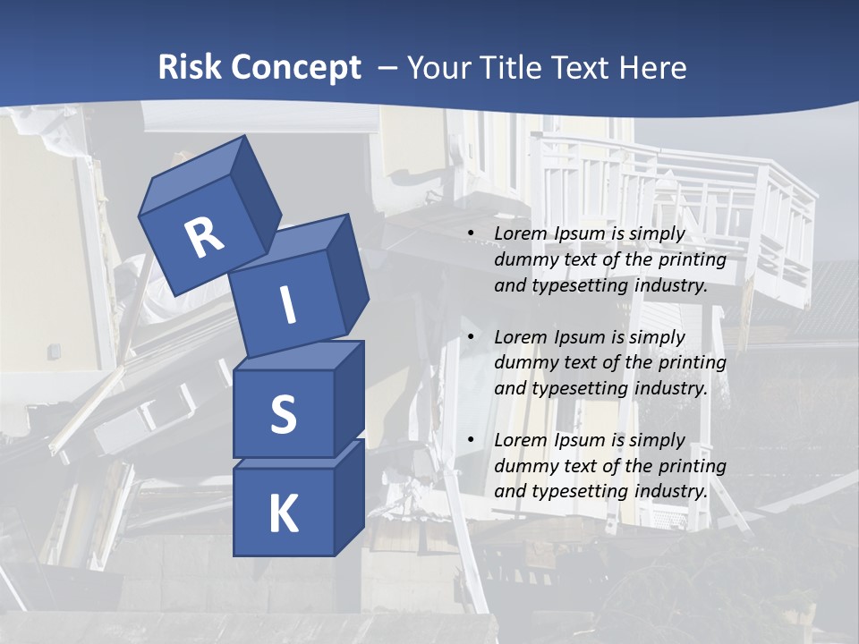 Demolition Insurance Building PowerPoint Template