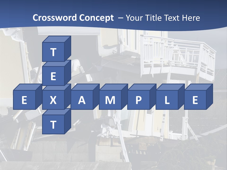 Demolition Insurance Building PowerPoint Template