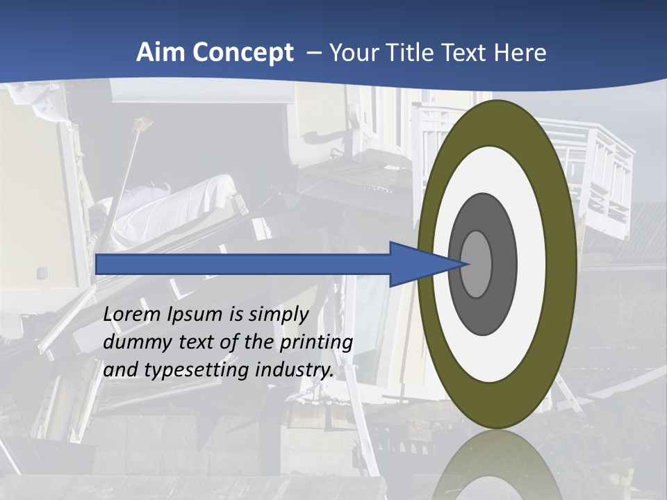 Demolition Insurance Building PowerPoint Template