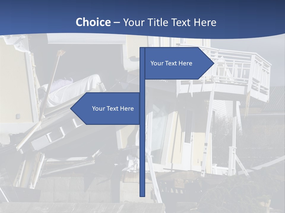 Demolition Insurance Building PowerPoint Template