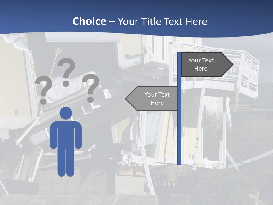 Demolition Insurance Building PowerPoint Template
