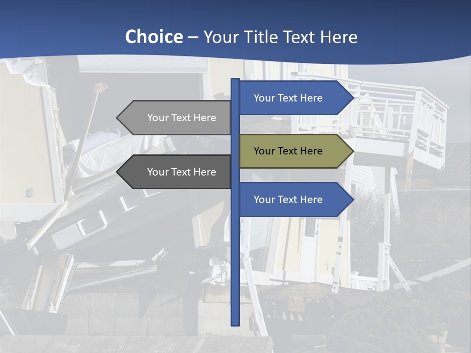 Demolition Insurance Building PowerPoint Template