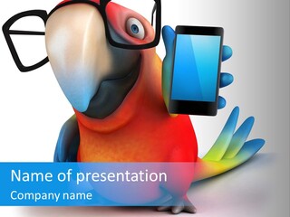 Opticien Parrot Jungle PowerPoint Template