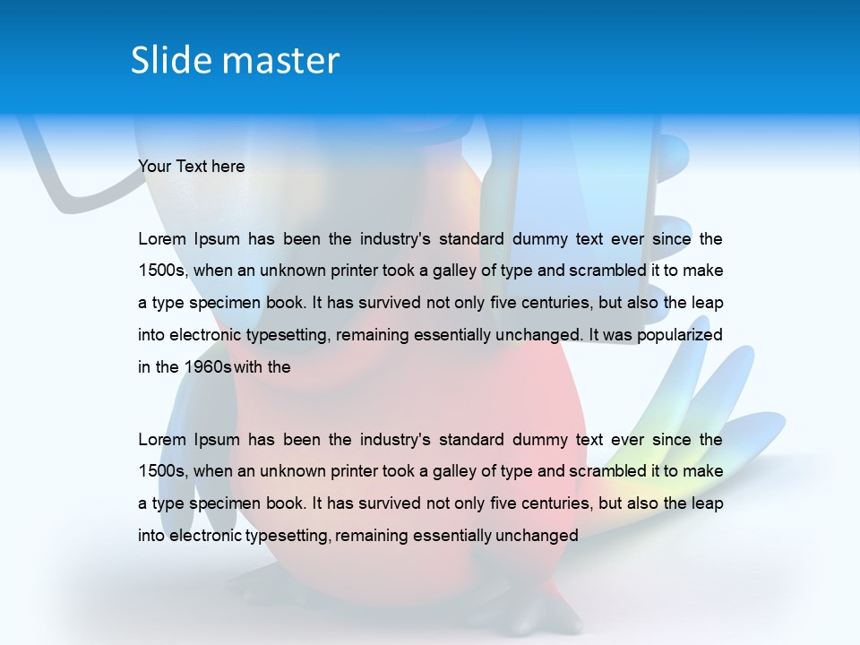 Opticien Parrot Jungle PowerPoint Template