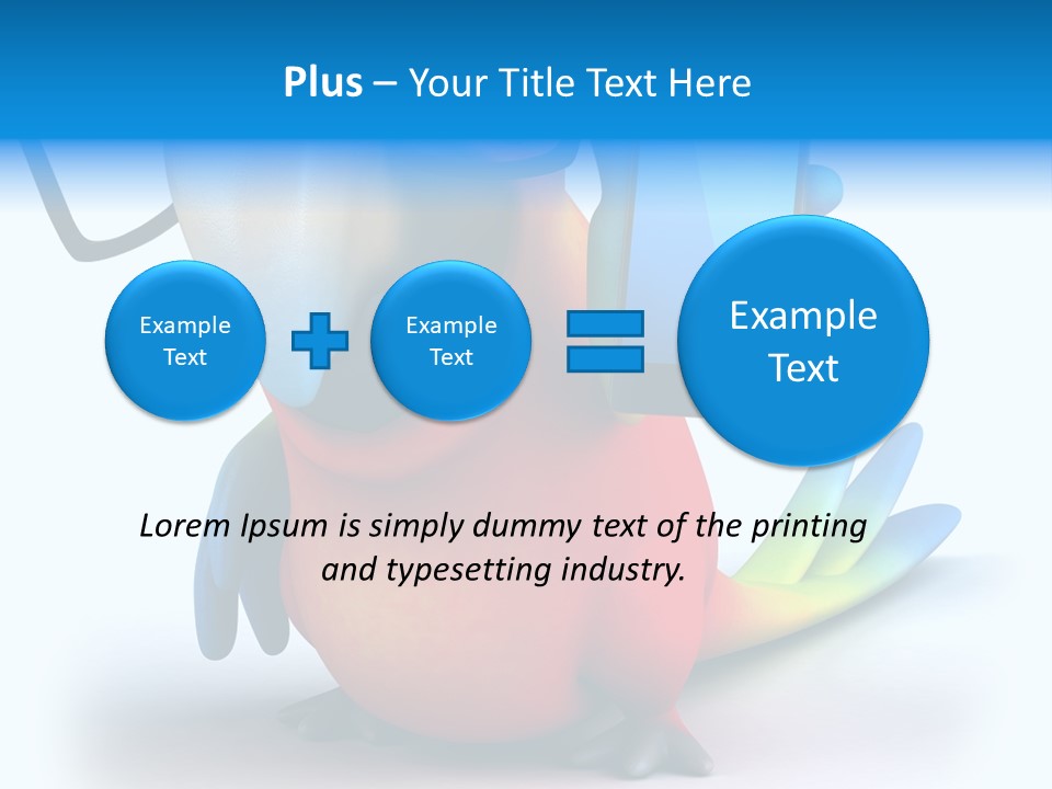 Opticien Parrot Jungle PowerPoint Template