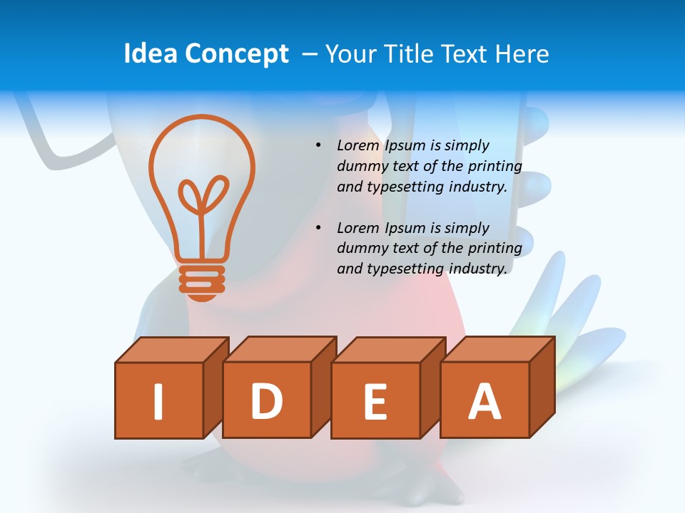 Opticien Parrot Jungle PowerPoint Template