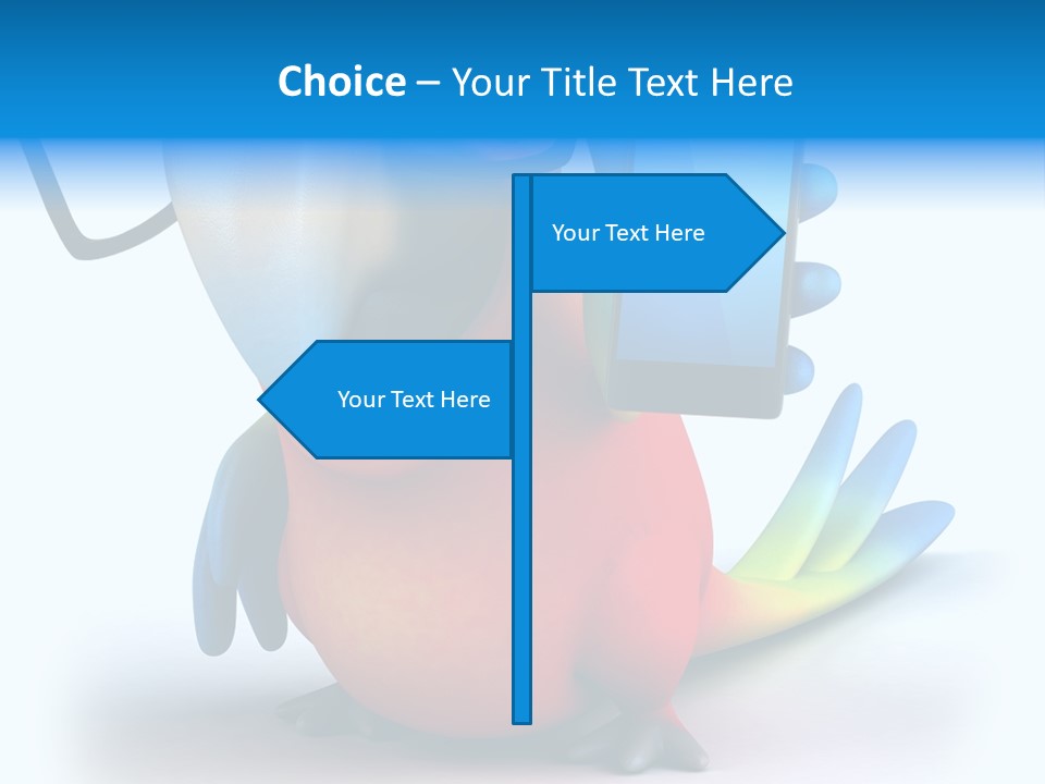 Opticien Parrot Jungle PowerPoint Template