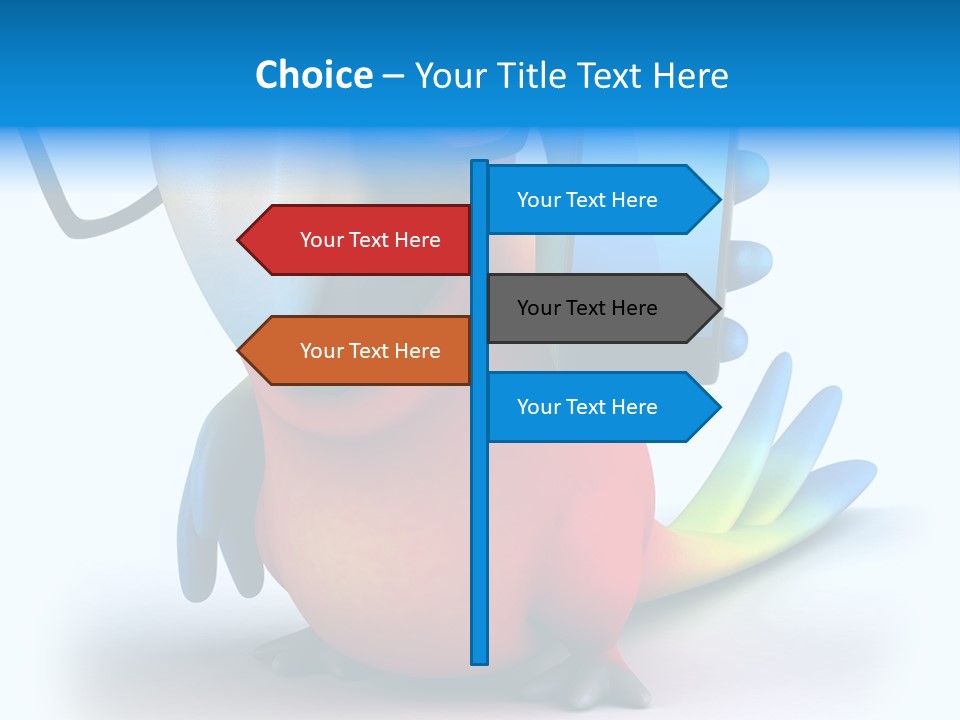 Opticien Parrot Jungle PowerPoint Template