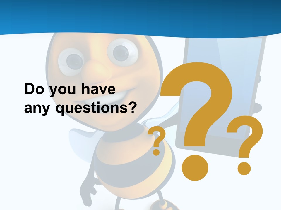 Illustration Character Tablette PowerPoint Template