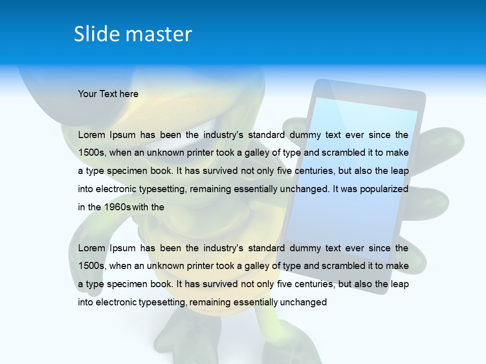 Illustration Reptile Climat PowerPoint Template