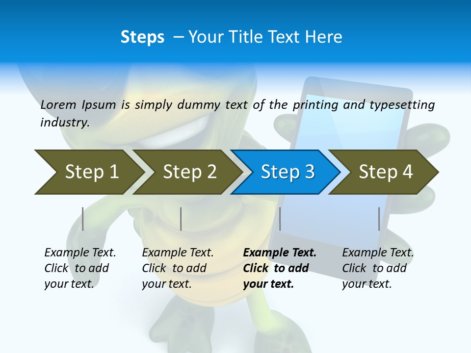 Illustration Reptile Climat PowerPoint Template