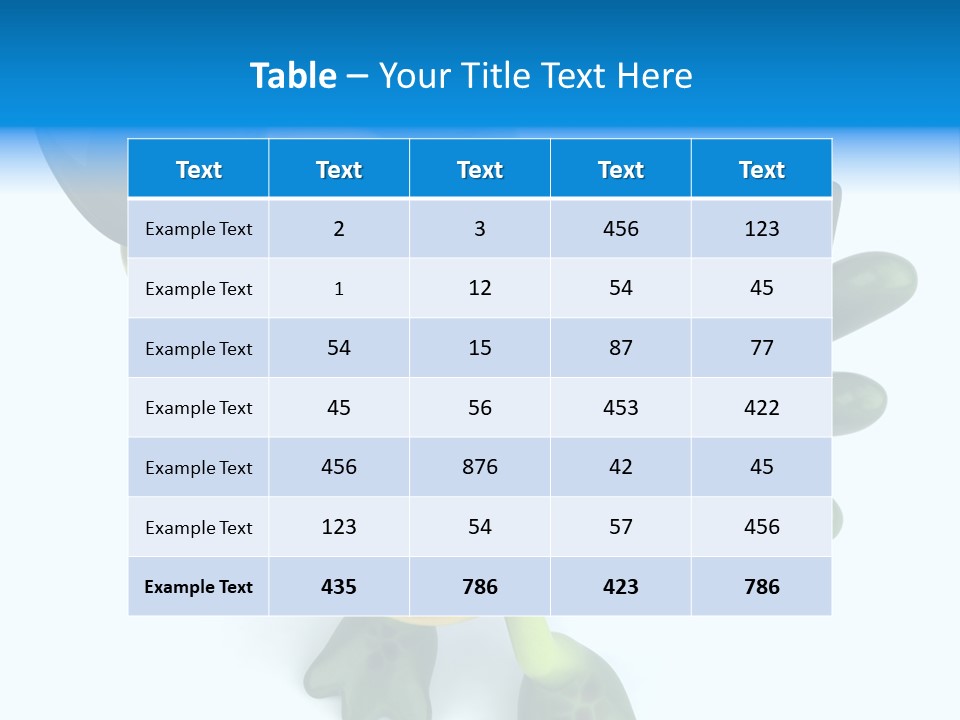 Illustration Reptile Climat PowerPoint Template