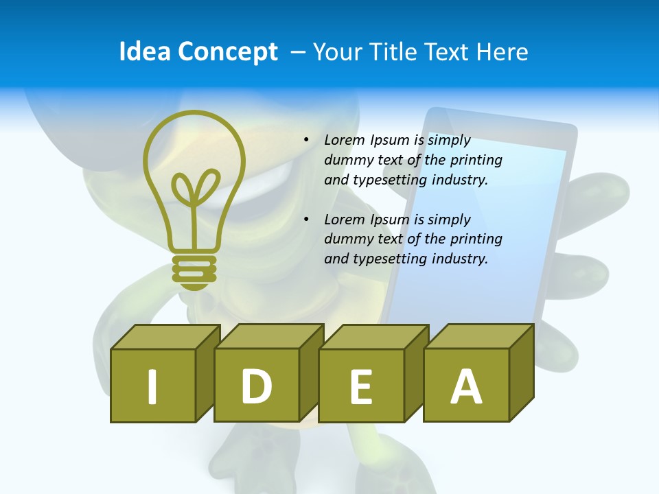 Illustration Reptile Climat PowerPoint Template