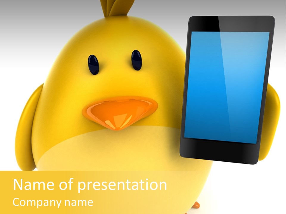 Oeuf Bird Ferme PowerPoint Template