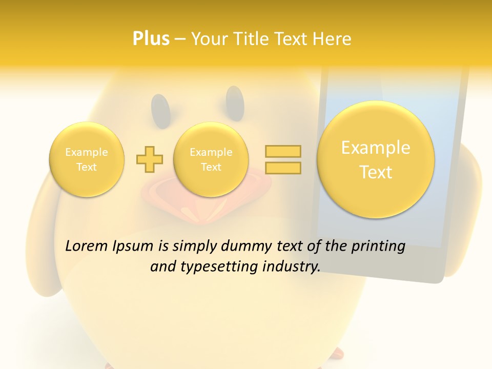 Oeuf Bird Ferme PowerPoint Template