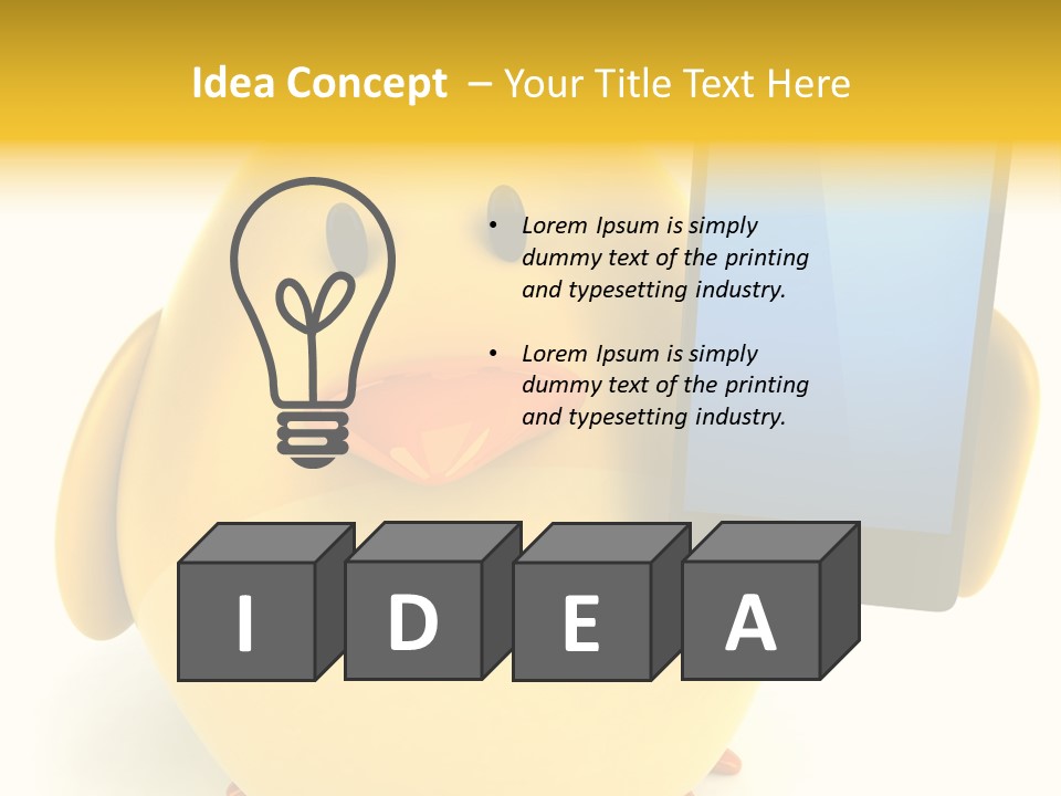 Oeuf Bird Ferme PowerPoint Template