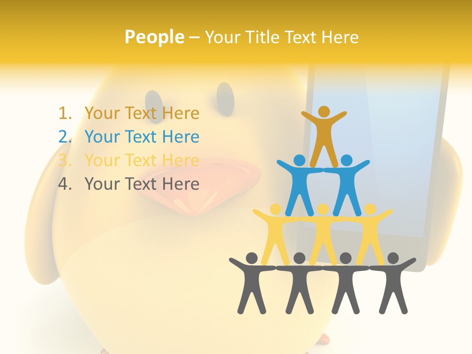 Oeuf Bird Ferme PowerPoint Template