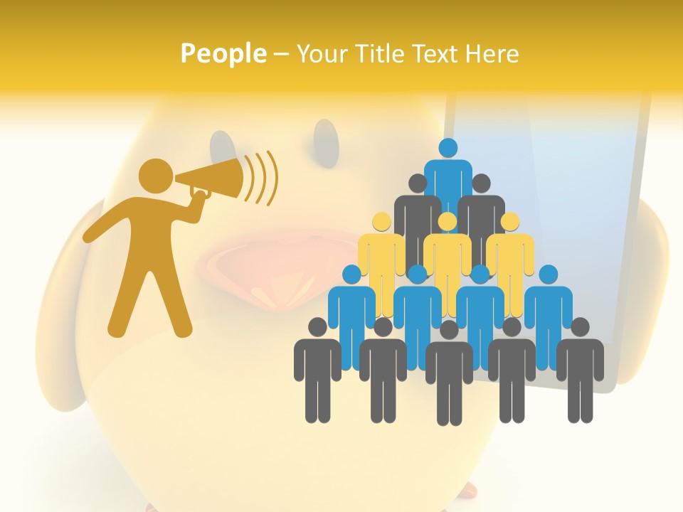 Oeuf Bird Ferme PowerPoint Template