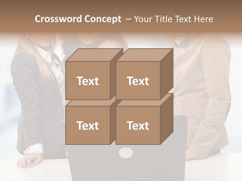 Holidays Success Group PowerPoint Template
