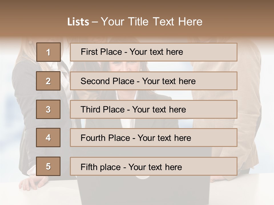 Holidays Success Group PowerPoint Template