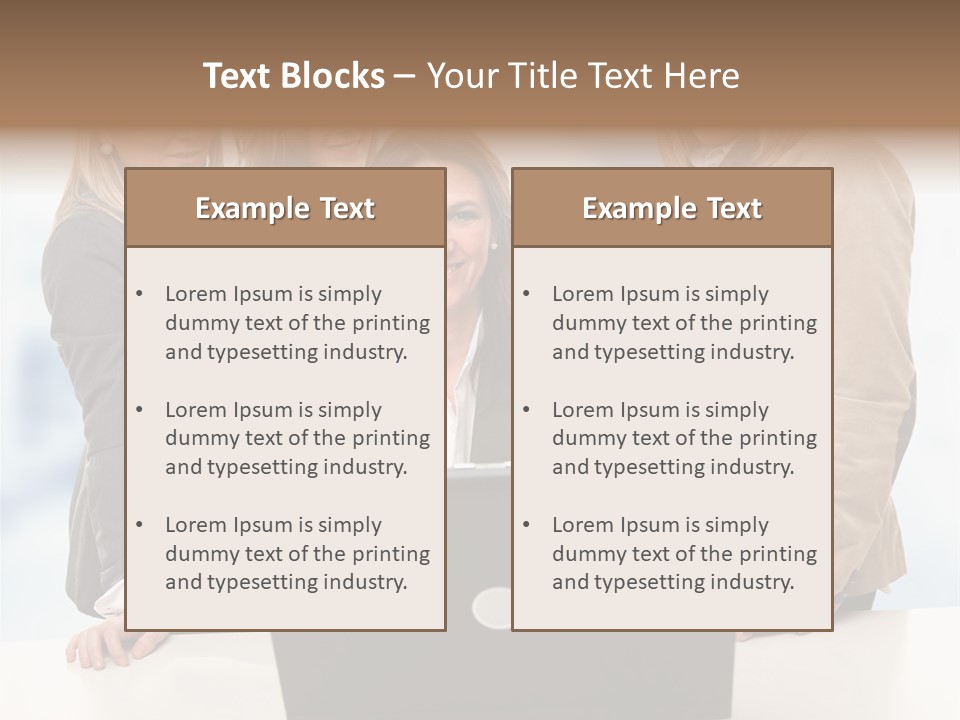 Holidays Success Group PowerPoint Template