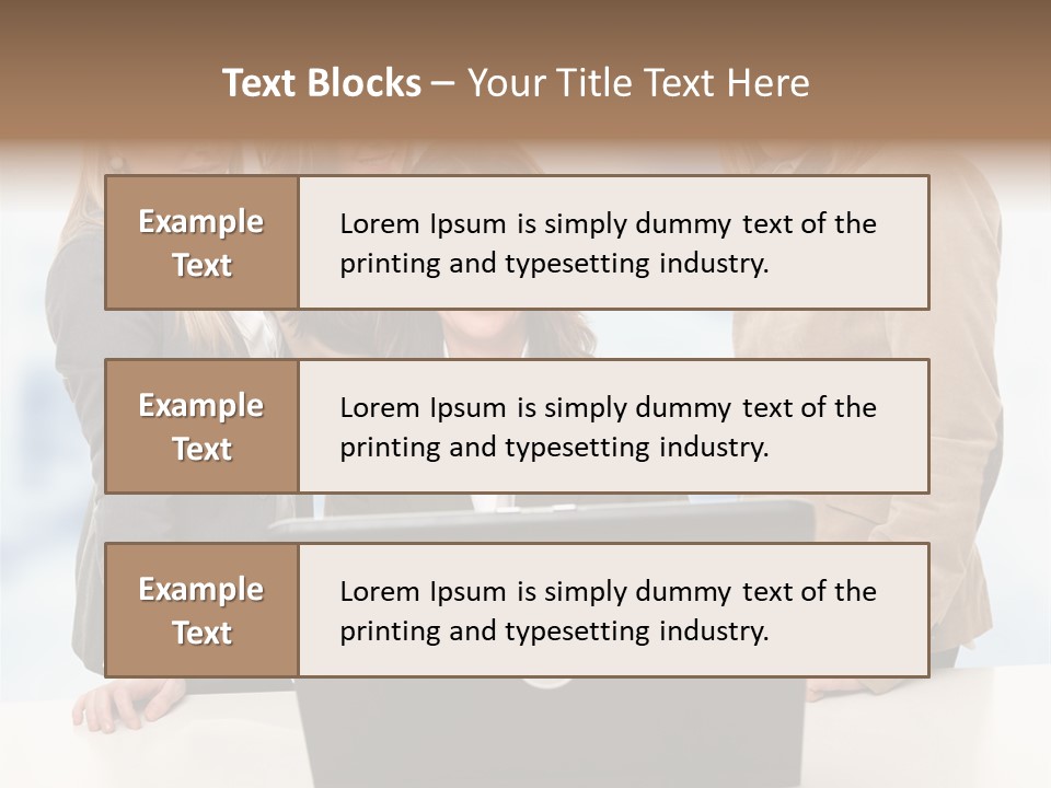 Holidays Success Group PowerPoint Template