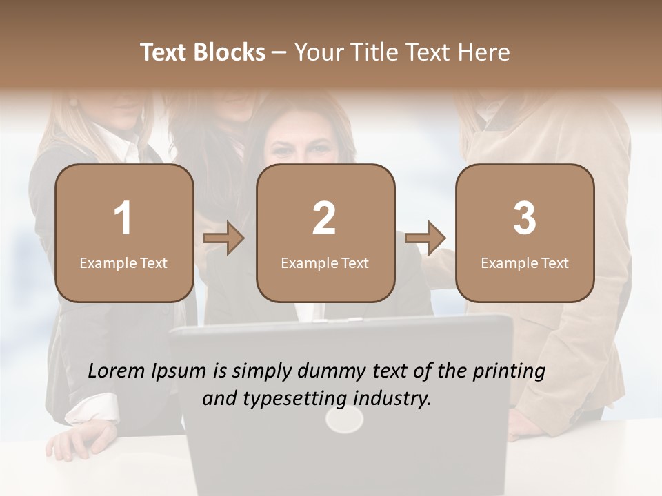 Holidays Success Group PowerPoint Template