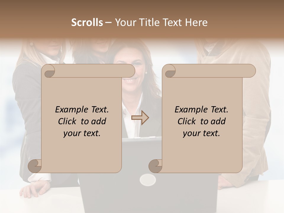 Holidays Success Group PowerPoint Template