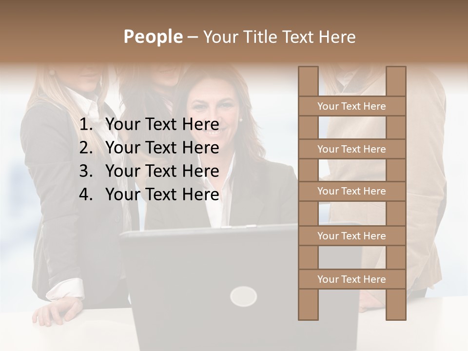 Holidays Success Group PowerPoint Template