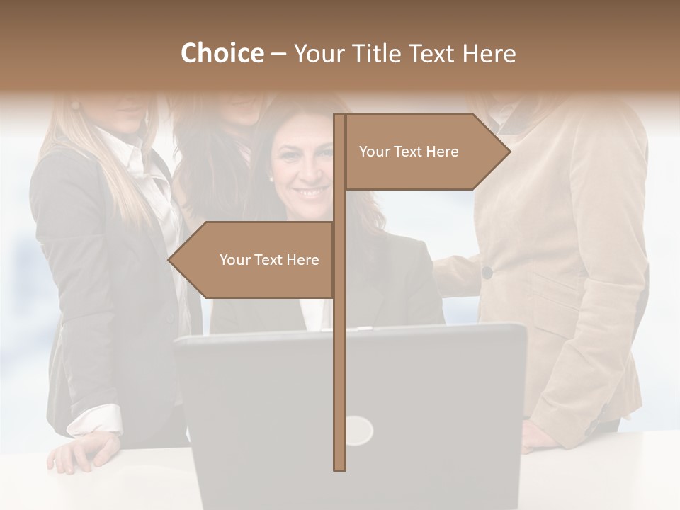 Holidays Success Group PowerPoint Template
