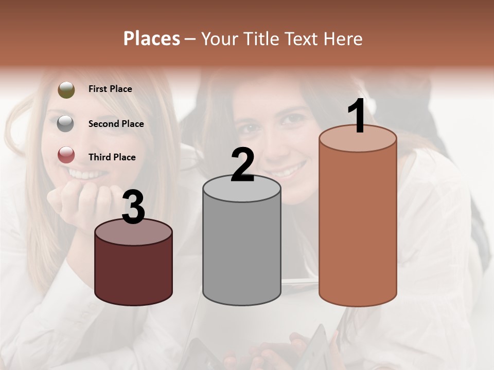 Palmtop Internet Wireless Technology PowerPoint Template