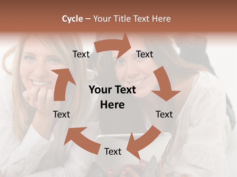 Palmtop Internet Wireless Technology PowerPoint Template