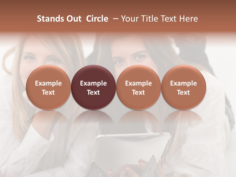 Palmtop Internet Wireless Technology PowerPoint Template