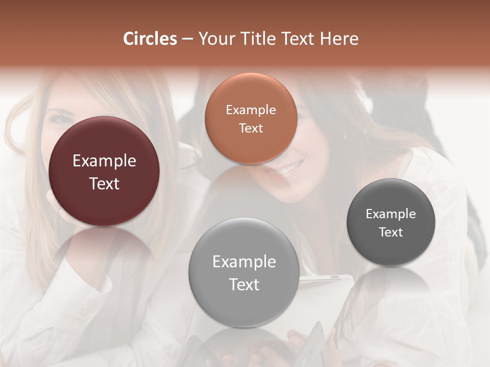Palmtop Internet Wireless Technology PowerPoint Template