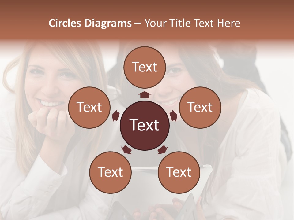 Palmtop Internet Wireless Technology PowerPoint Template