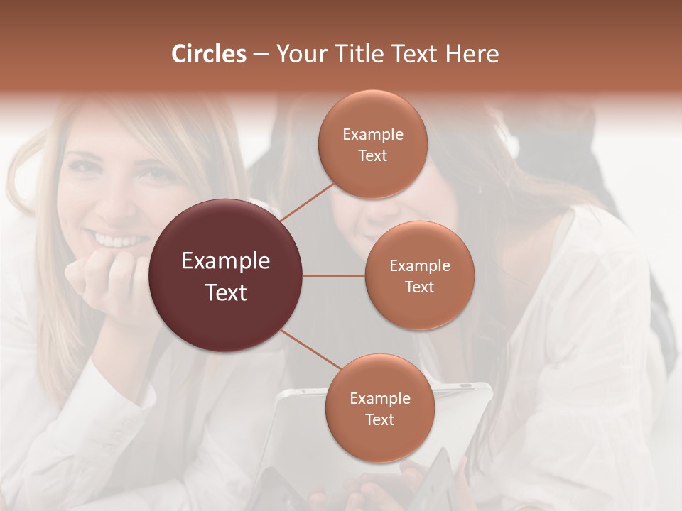 Palmtop Internet Wireless Technology PowerPoint Template