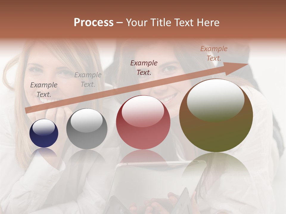 Palmtop Internet Wireless Technology PowerPoint Template