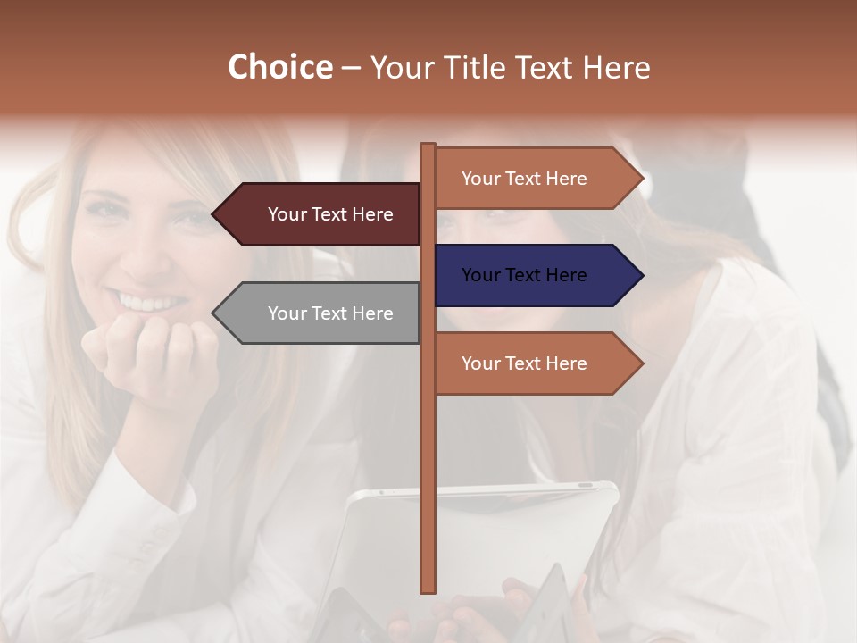 Palmtop Internet Wireless Technology PowerPoint Template