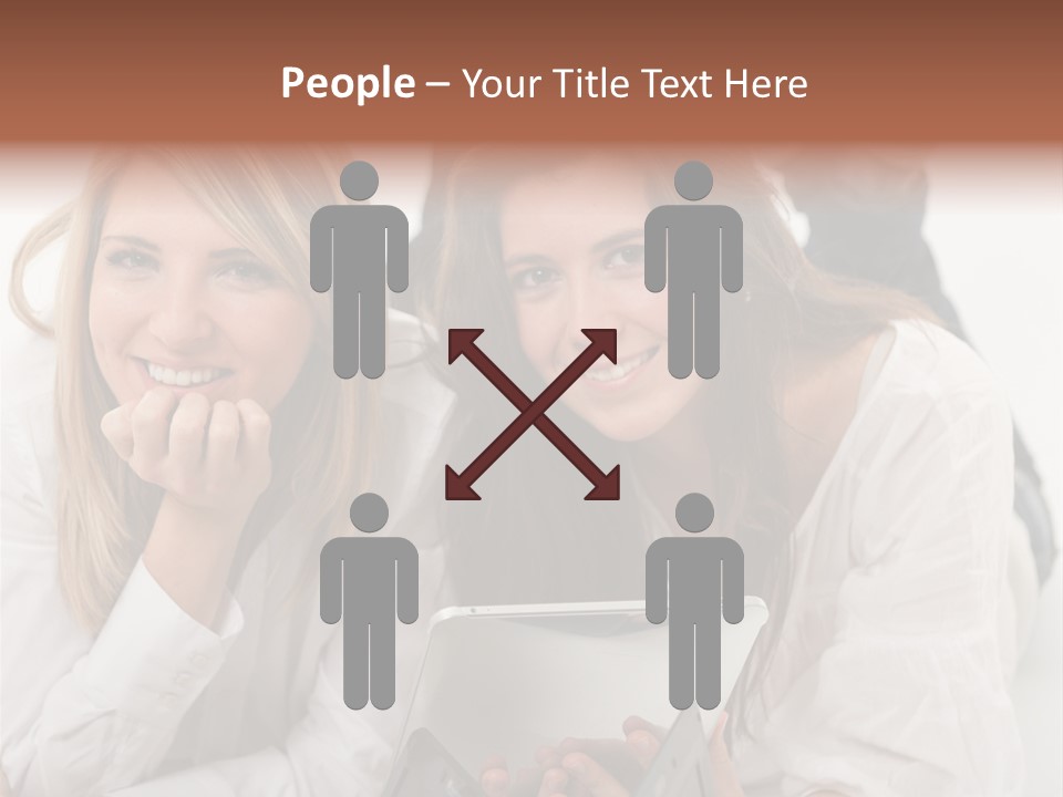 Palmtop Internet Wireless Technology PowerPoint Template