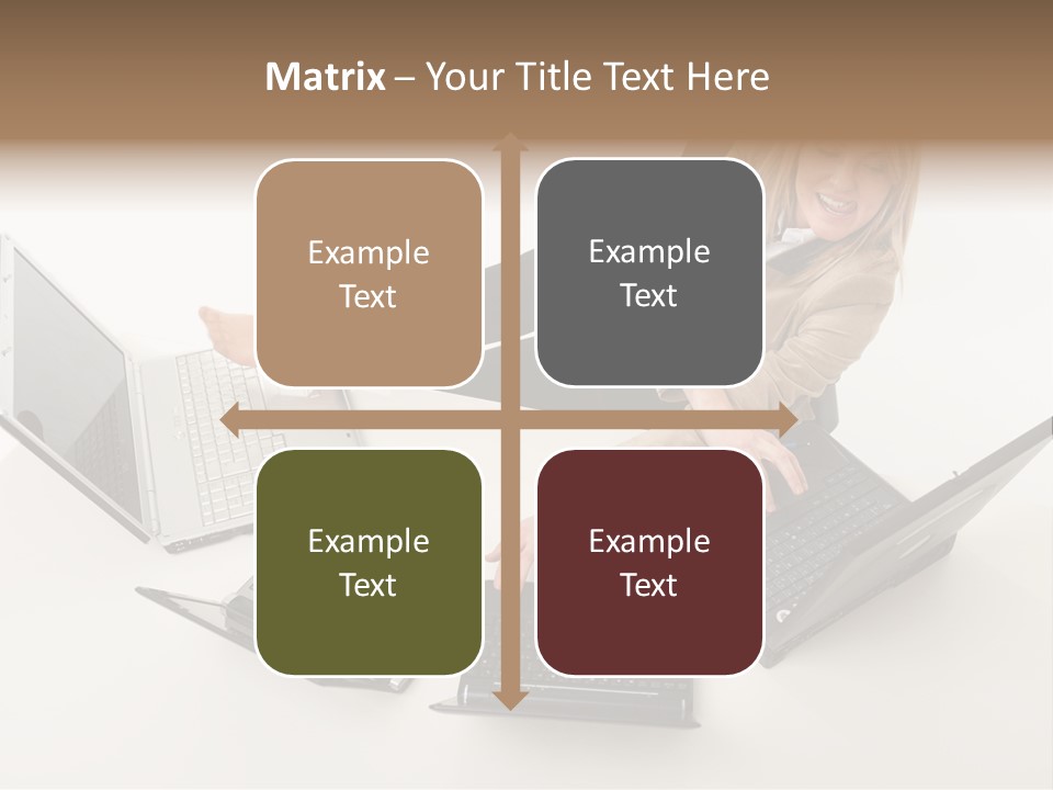 Feet Vest Laptop PowerPoint Template