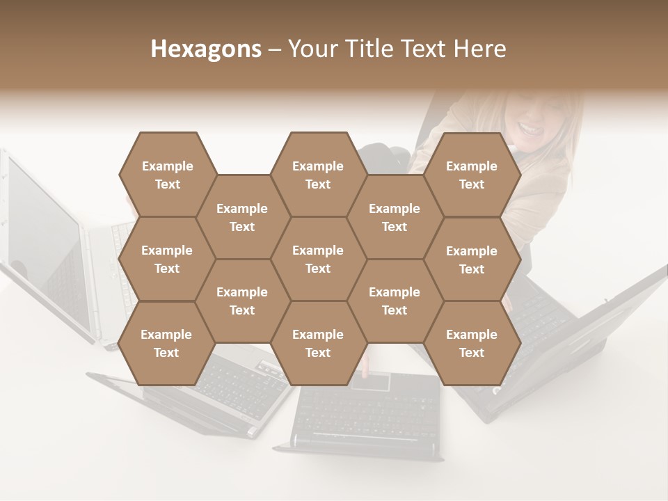 Feet Vest Laptop PowerPoint Template