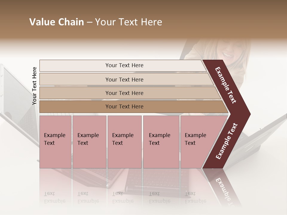 Feet Vest Laptop PowerPoint Template