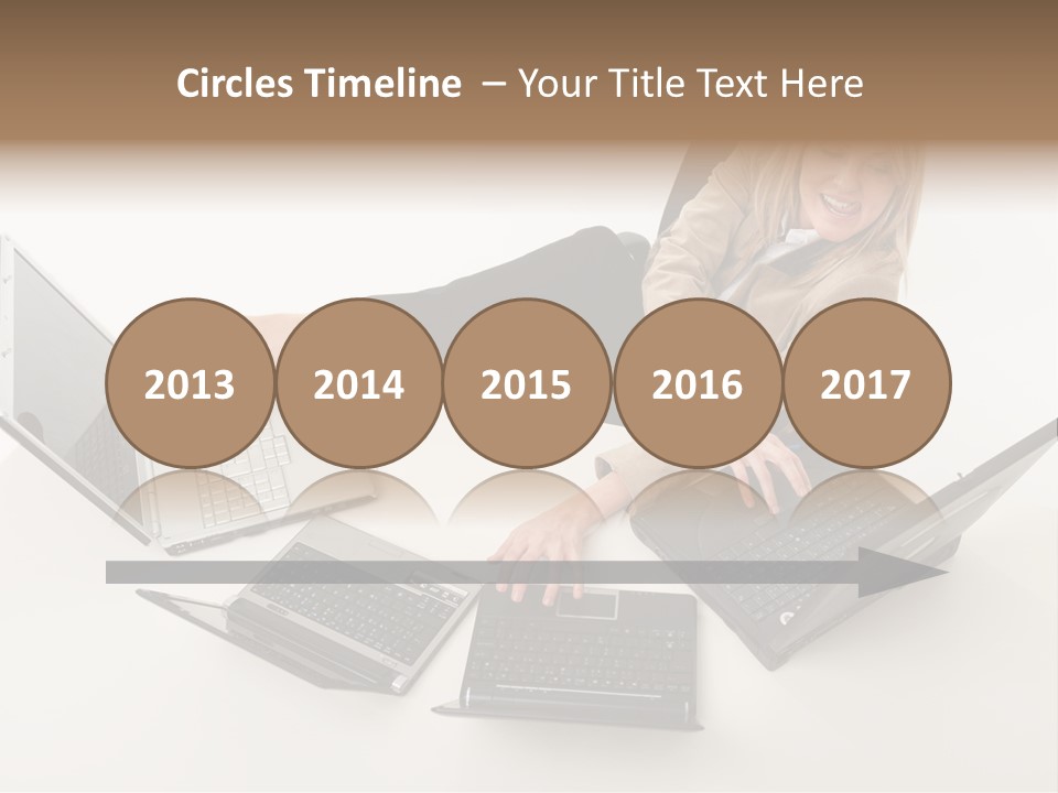 Feet Vest Laptop PowerPoint Template