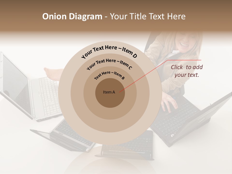 Feet Vest Laptop PowerPoint Template