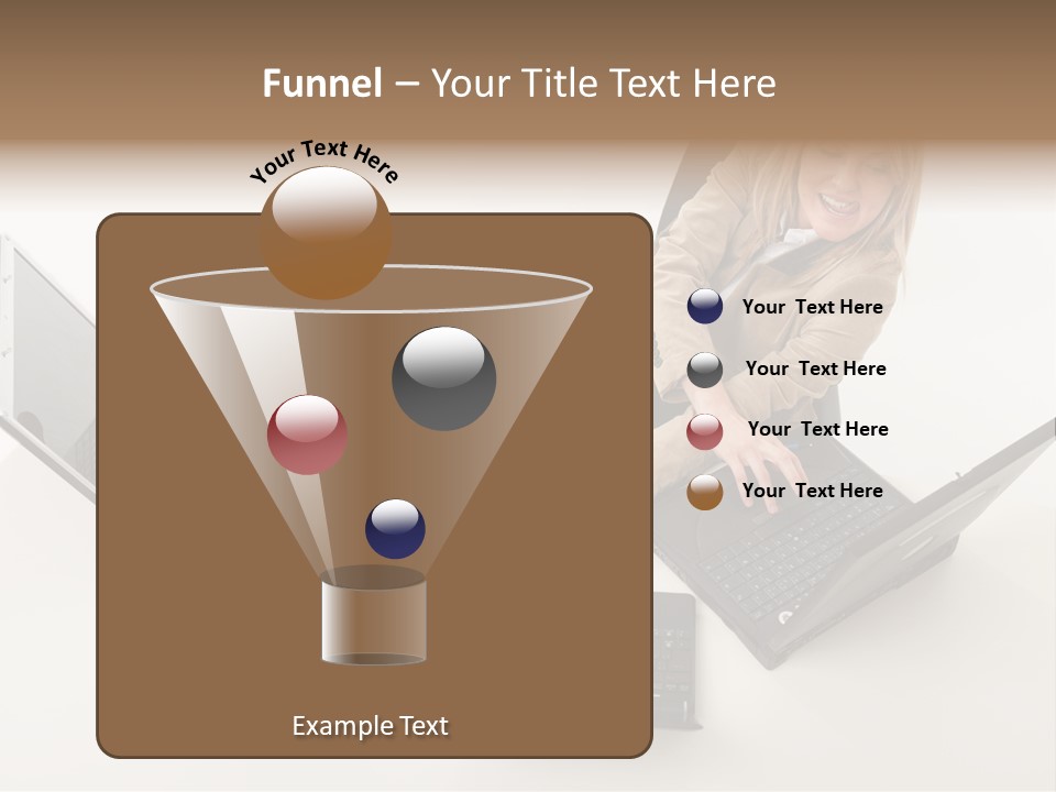 Feet Vest Laptop PowerPoint Template